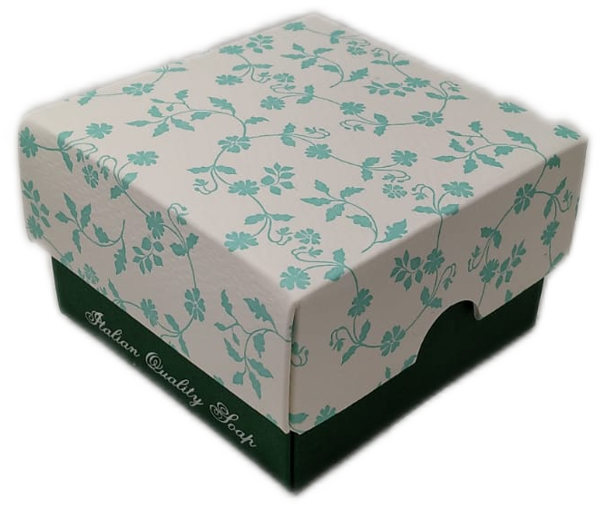 Sapone artigianale con scatolina regalo decorata "Rossi 1931"