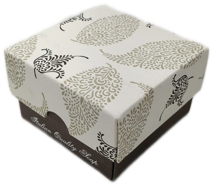 Sapone artigianale con scatolina regalo decorata "Rossi 1931"