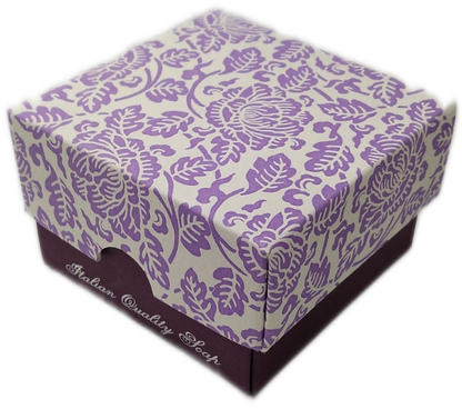 Sapone artigianale con scatolina regalo decorata "Rossi 1931"