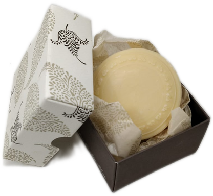 Sapone artigianale con scatolina regalo decorata "Rossi 1931"