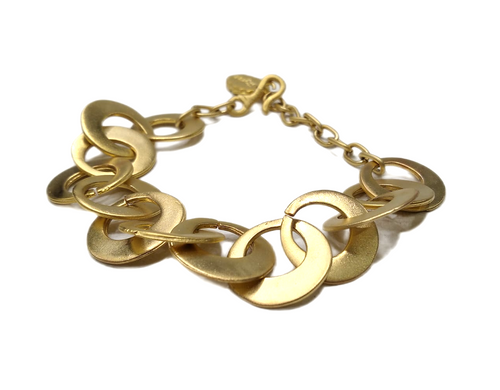 Bracciale in zama dorato 